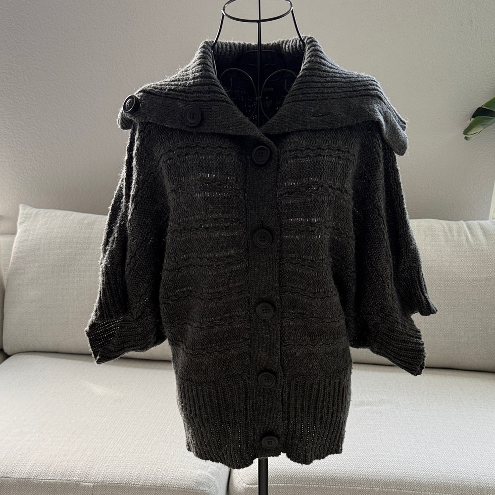 Women's Charcoal Gray Knit Sweater